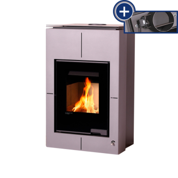 Krbová kamna AQUAFLAM VARIO ® SAPORO 11/5kW šedá, elektronická regulace