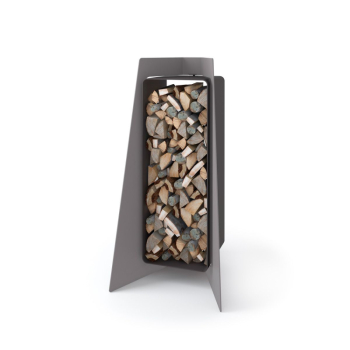 Stojan na dřevo FLAMINGO DELUXE ® 3, šedá (Island)