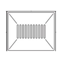 Náhradní díl pro HAAS+SOHN - ALFA MINI PLECH- Rošt velký (400x332)