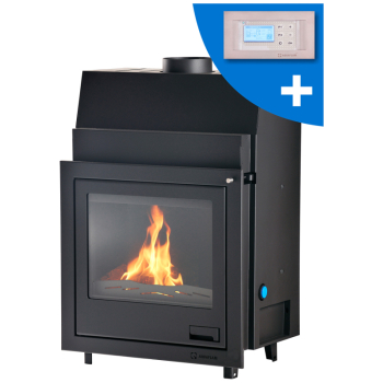 Krbová vložka AQUAFLAM ® 25 s výměníkem a automatickou regulací hoření