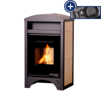 Krbová kamna AQUAFLAM VARIO ® BARMA 11/5kW dlažba Javor, elektronická regulace