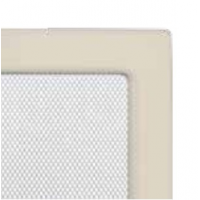 Kratki mřížka krémová lakovaná 22x22 bez žaluzie