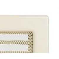 Kratki mřížka krémová lakovaná 22x30 s žaluzií