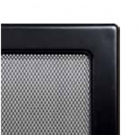 Kratki mřížka černá lakovaná 22x30 bez žaluzie