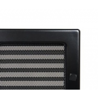 Kratki mřížka černá lakovaná 22x45 s žaluzií