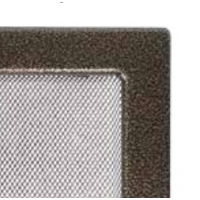 Kratki mřížka černo-zlatá lakovaná 11x24 bez žaluzie