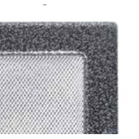 Kratki mřížka černo-stříbrná lakovaná 17x17 bez žaluzie