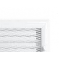 Kratki mřížka Oskar bílá lakovaná 17x49 s žaluzií