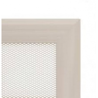 Kratki mřížka Oskar krémová lakovaná 17x17 bez žaluzie