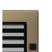 Kratki mřížka zlatá galvanizovaná 17x37 s žaluzií