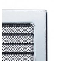 Kratki mřížka niklovaná 22x30 s žaluzií