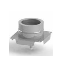 Základová deska se spodním odtokem kondenzátu KS401 130 mm (síla plechu 1,0 mm + izolace 32 mm)