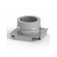 Základová deska s bočním odtokem kondenzátu KS402 100 mm (síla plechu 0,6 mm + izolace 32 mm)