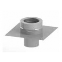 Základová deska pro komínové prodloužení KS405 250 mm (síla plechu 0,6 mm + izolace 32 mm)