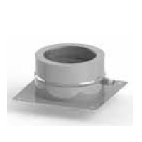 Základová deska s bočním odtokem kondenzátu pro montáž na sokl KS406 250 mm (síla plechu 1,0 mm + izolace 50 mm)