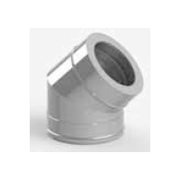 Koleno 45° KS421 180 mm (síla plechu 1,0 mm + izolace 32 mm)