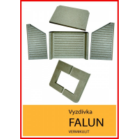 Vermiculites Set für Ausmauerung - für kaminofen FALUN, LANDSHUT