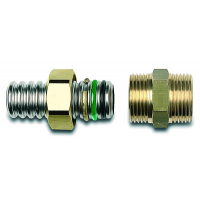 Přechod vnější závit pro trubku TFA s O kroužky 6/4