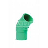 PPR - KOLENO PP-RCT (S5) 45° 200 (zelená) - Ekoplastik