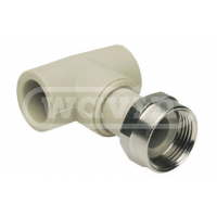 PPR - T - KUS PŘECHODKA PLASTOVÁ S PŘEVLEČNOU MATICÍ D 20x3/4