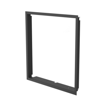 Krycí rámeček krbové vložky FLAMINGO ® S5, 20 mm, černý