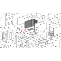 La Nordica - táhlo roštu - pro sporáky Rosetta, Rosa, Regina