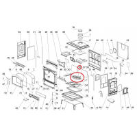 La Nordica - náhradní litinový rošt pro kamna ISOTTA