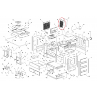 La nordica - díl 29 - Zadní litinová vyzdívka topeniště - pro sporák ROSA