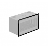 La Nordica - Ocelový rámeček Steel čtyřstranný pro Inserto 70 Wide - černá ocel