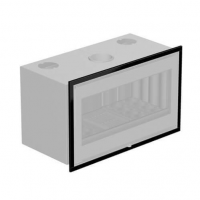 La Nordica - Ocelový rámeček Steel čtyřstranný pro Inserto 80 Wide - černá ocel