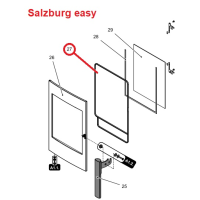 HAAS+SOHN - náhradní těsnící šnůra dveří 11 mm - těsnění culimeta