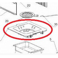 La Nordica - vnější litinový rošt pro kamna ROSSELLA, ROSA REVERSE, ROSA SINISTRA, GISELLA, NICOLETTA, TERMOROSSELLA, TERMONICOLETTA, CARLOTTA, TERMOC