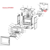 Náhradní díl pro HAAS+SOHN - HRDLO EXTERNÍHO PŘÍVODU VZDUCHU D100-45 - nenalakované - 088500050008