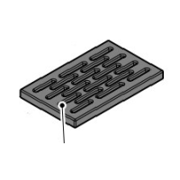 Náhradní díl pro HAAS+SOHN - ROŠT ŽÁROBETONOVÝ - 30x224x360 pro kamna NIVALA s výměníkem (LACFIRE KZB 4)