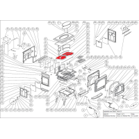 JOTUL - F 500 ECO - RAUCHUMLENKPLATTE - set - vermeculit