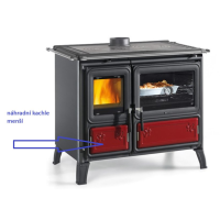 La Nordica - náhradní kachle pro sporák Milly - pro šuplík - bordo