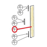 JOTUL - náhradní sklo F 370 ADV boční, pravé