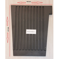MBS - Ersatzteil aus Gusseisen für den Ofen - Rückenteil - MAGNUM-Version rechts - G00101