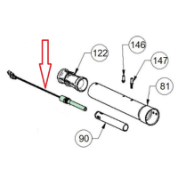 Extraflame - keramická zapalovací svíčka peletových kamen, 300W
