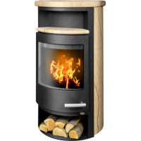 ABX APOLLO pískovec včetně horní desky, černý plech