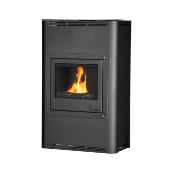 Krbová kamna AQUAFLAM ® 25 s výměníkem - černá, manuální regulace