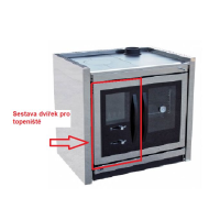 MBS - Feuerraumtür-Baugruppe für STRONG-Herd