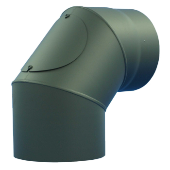 Koleno 90°/150 mm/1,5 mm s čistícím otvorem