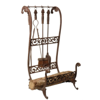 Výprodej - košík na dřevo - ANTIC LINE DEC3511 - Sarl Le Grenier de Julie