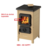 MBS - Feuerraumtürglas I00080, SD HAPPY