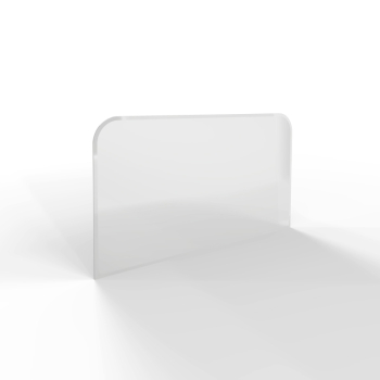 Sklo pod kamna - FLAMINGO Oblouk 1100x600 mm, fazeta / 2xR100 / 6 mm