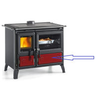 La Nordica - náhradní kachle pro sporák MILLY bordo - velká