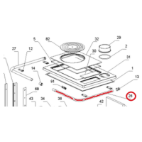 La Nordica - náhradní chromované madlo pravé - Rosetta, Regina 350