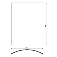 Ersatzglas für AQUA12 - Sklo Aquaflam 7,12 PANORAMA + Masterflamme (Piccolo,Medie,Grande)