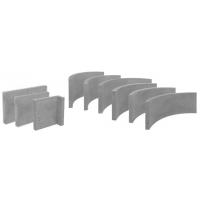 Ortner - GBP Akumulační deska rádius R45 - R 450, 300 x 40mm/ 4 ks